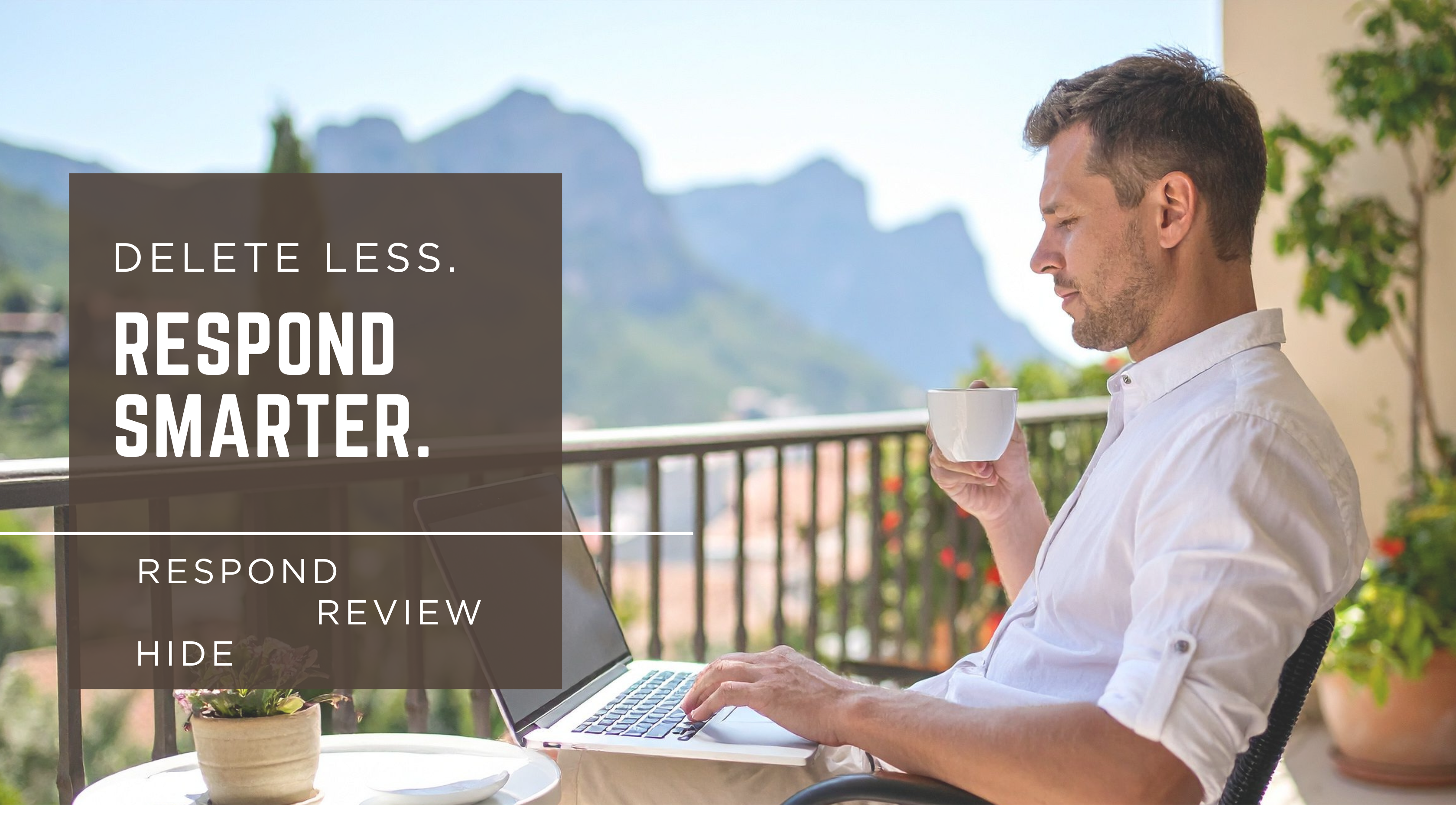 Business owner reviewing Instagram comments and choosing whether to respond, review, or hide them