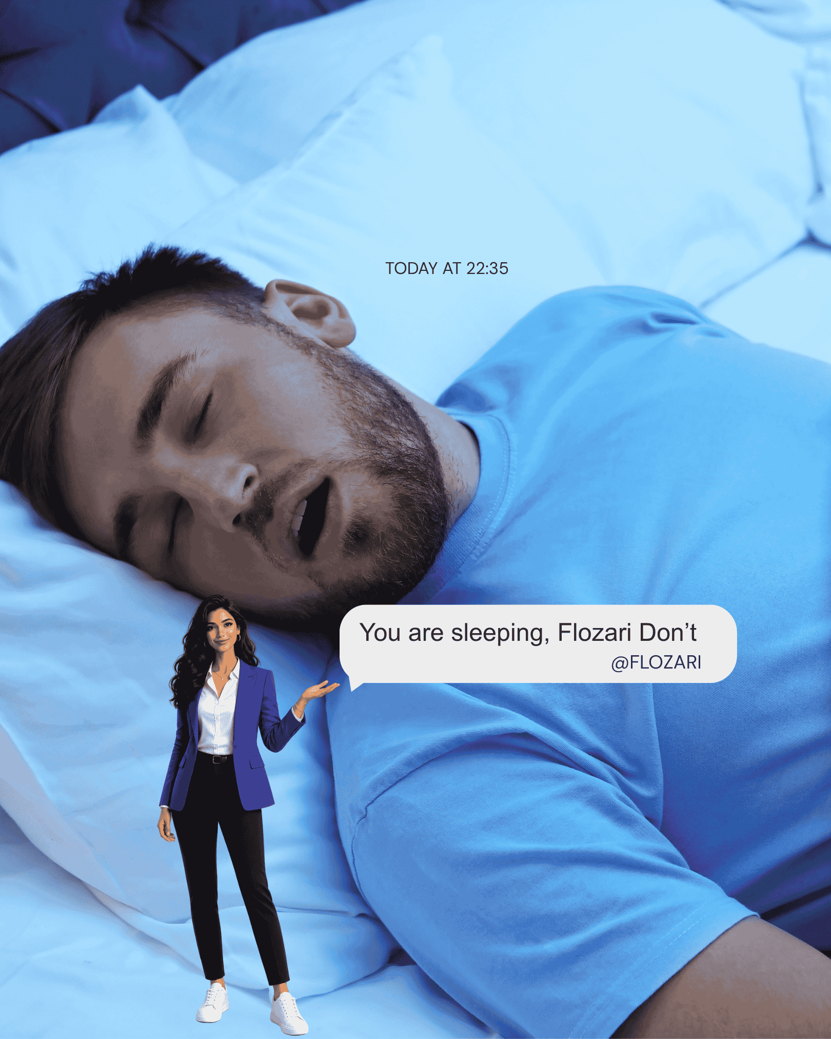 A customer asking for product details while Flozari keeps the conversation moving