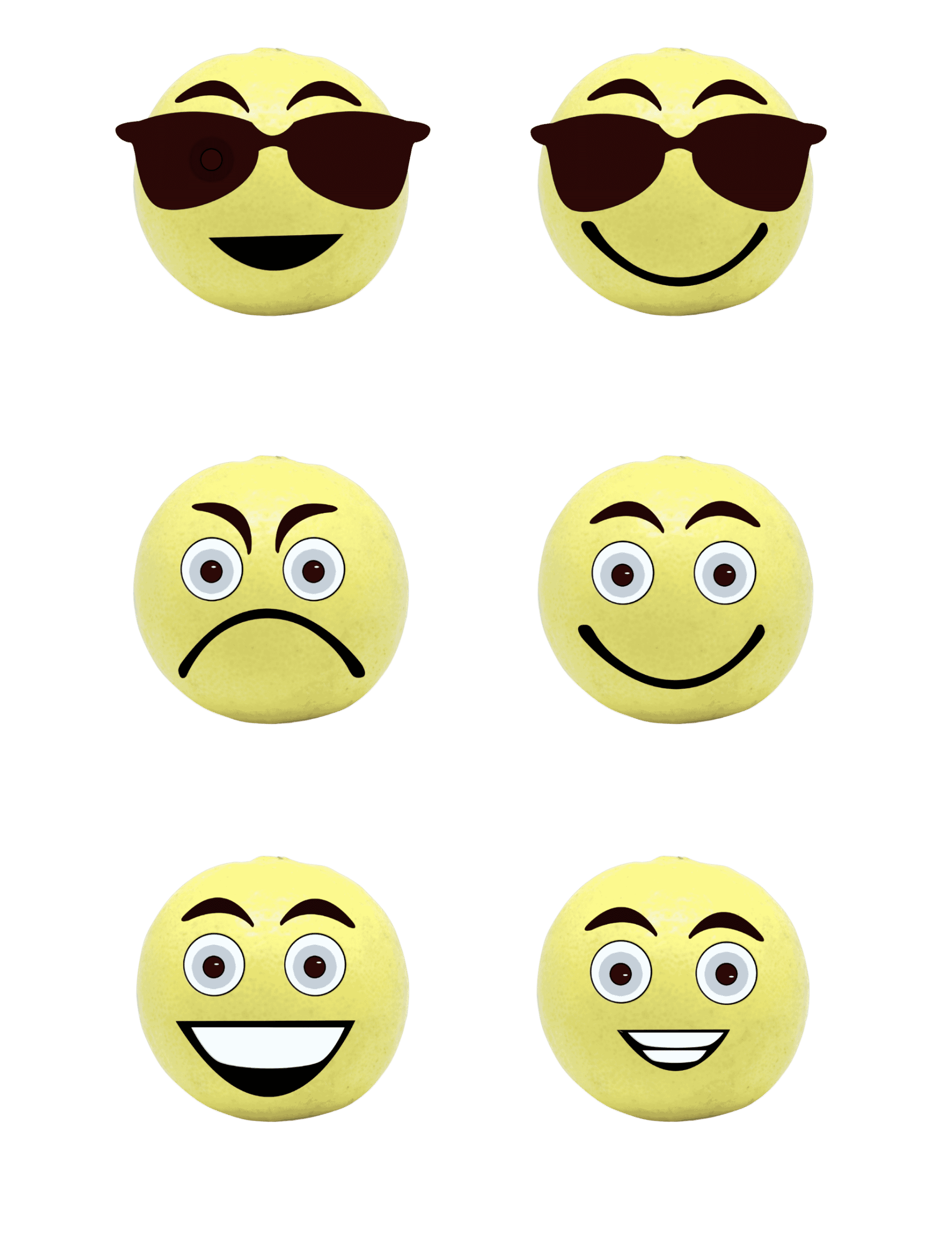 A grid of audience sentiment expressions
