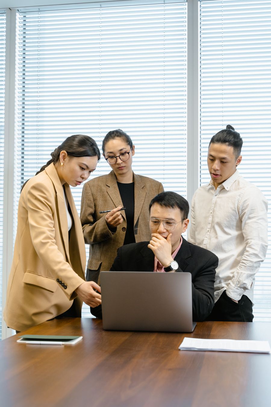Creative professional developing a client project